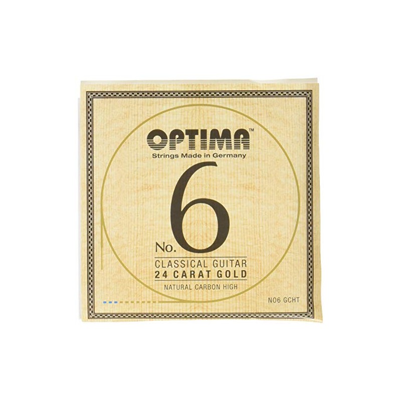 Classical Guitar Strings Set No. 6 24 Carat Gold Carbon