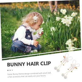 ABOOFAN 5 Pairs Easter Hair Clip for Women Ladies Girls Elegant Bunny Ear Hairpin Accessory