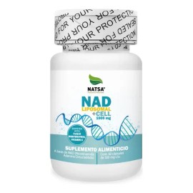 Nad +cell 60 Cápsulas, Nicotinamida Adenina Dinucleótido, Anti-edad, Mejora Flujo Sanguineo, Salud Cerebral, Calidad Premium