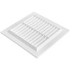 ECOPRO VENT / 4" x 4" Inch Inside Measurement/White Plastic