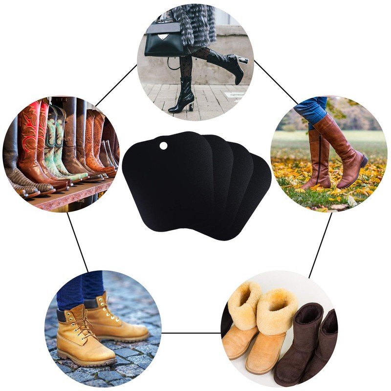 Ruisita 6 Pack (3 Pairs) Reusable Boots Tall Support Boot