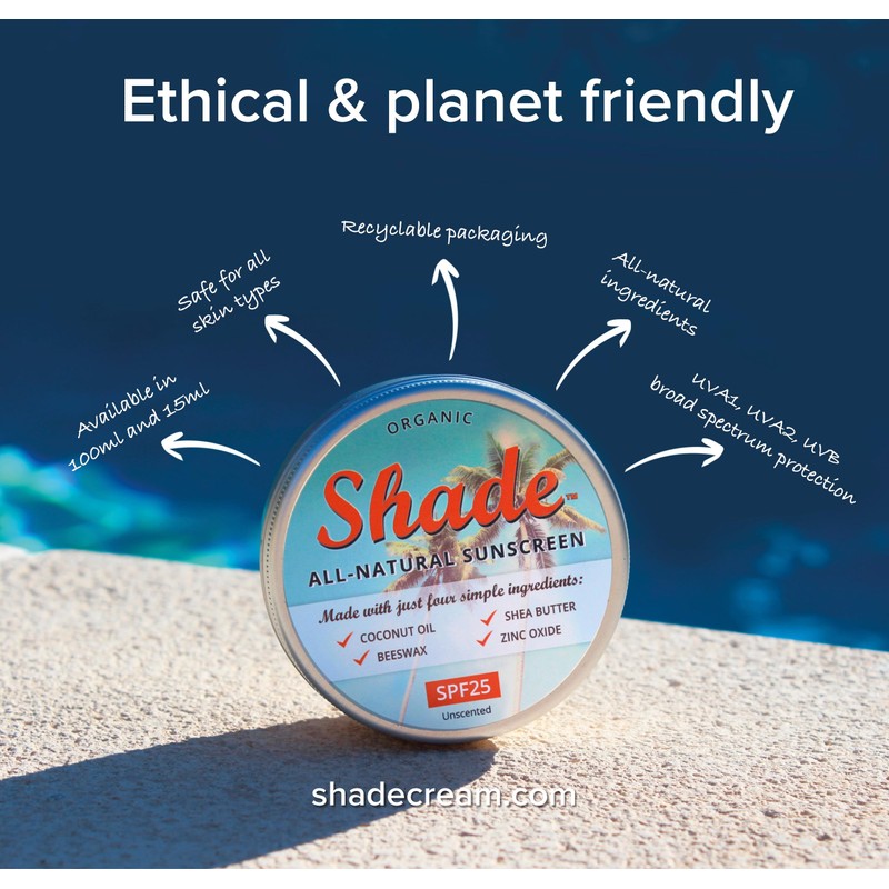 Shade All-Natural Sunscreen Shade All-Natural Sunscreen SPF25 | Unscented |