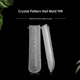 120pcs Reusable Nail Extension Forms - 12 Sizes Dual Forms for Poly Gel & Builder Gel, Flexible Nail Art Forms with Scale for Salon & DIY (19-2, 1)