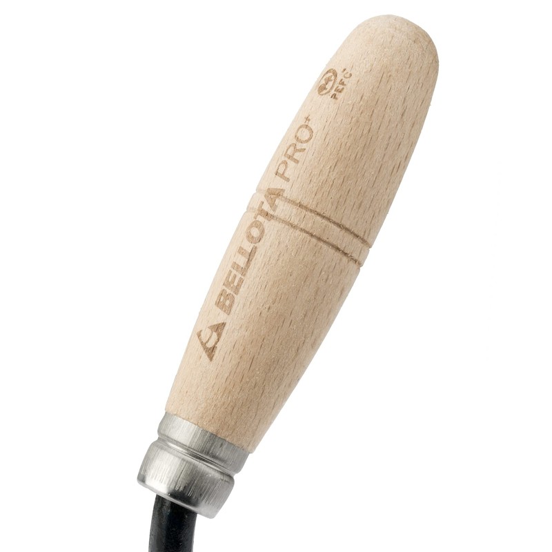 Catalan model forged trowel with beech wood handle 180 x