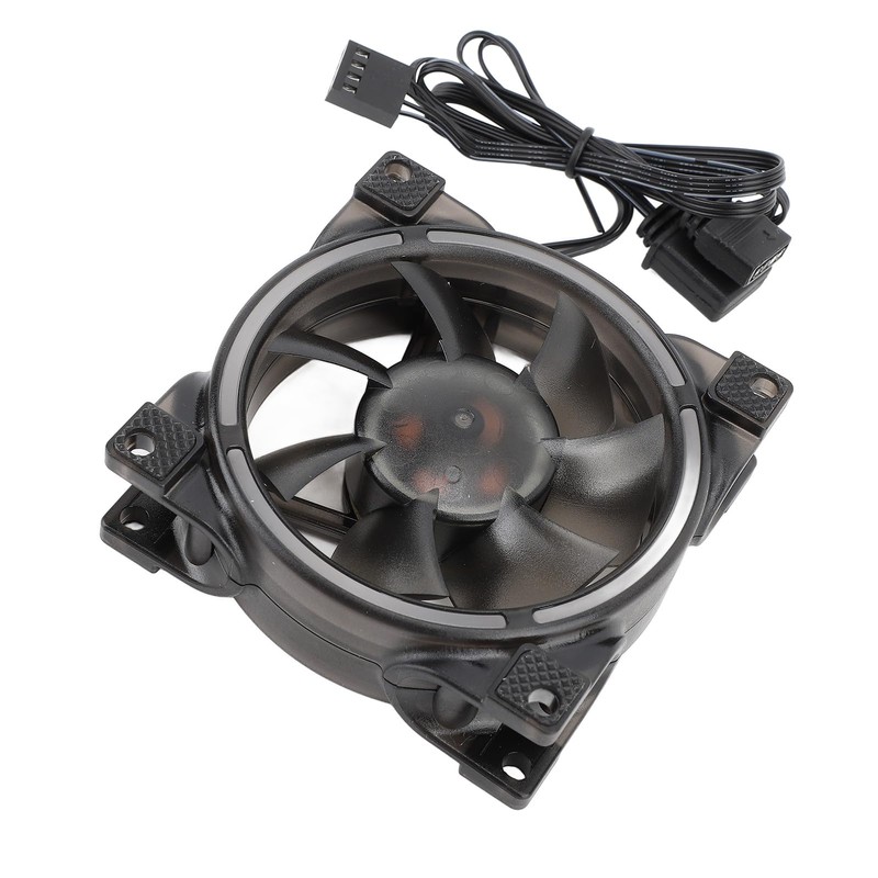 ARGBCaseCoolerFan, PWM Silent Computer Fan, High Performance ARGB Fan, 80mm