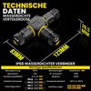 PEBA Cable Connector Waterproof 3-Pin 3-Way IP68 Waterproof Cable Connector