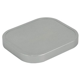 Haoge Cap-HG-58W Square Rectangular Metal Cover Cap for Select Haoge Square Lens Hood Silver