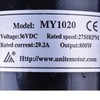 REBEKAMODS DC 36V 800W Brush Motor, MY1020 Brushed Electric Motor