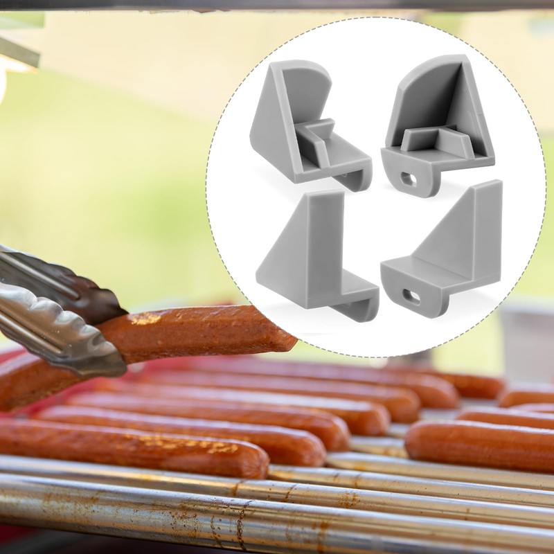 Chunful 4 Pack Replacement Bracket Clips for Hot Dog Roller