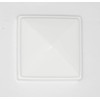 New Plastic White 2x2 Fence Post Caps for Metal, Plastic,Vinyl