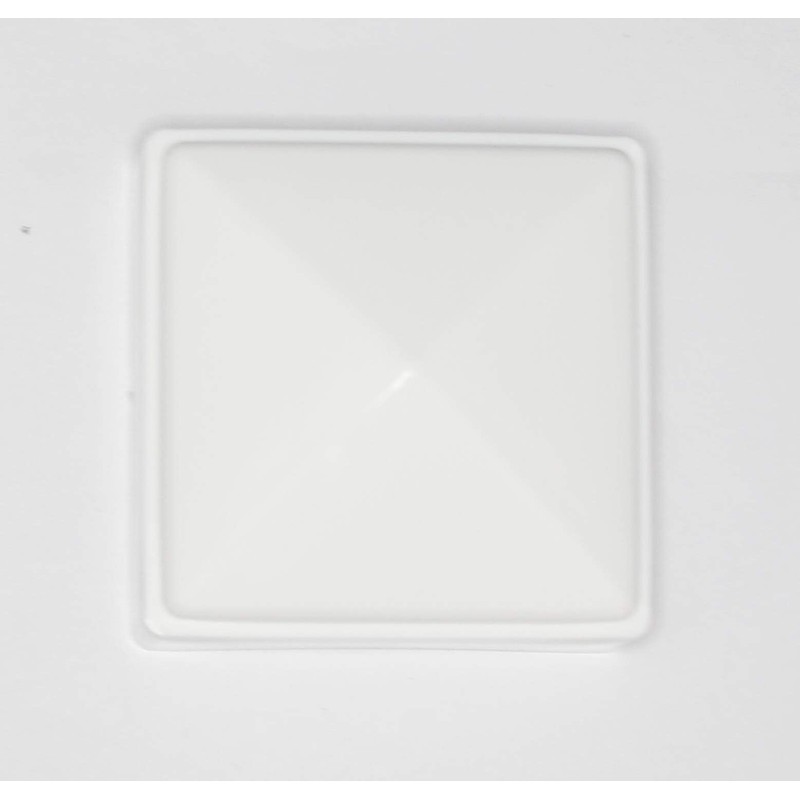 New Plastic White 2x2 Fence Post Caps for Metal, Plastic,Vinyl