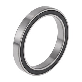 ACROPIX 6808DD Deep Groove Ball Bearings Lubricated Bearings Double Rubber Seal 40x52x7mm Black Silver Tone