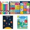 Youngever 13 Pack Laminated Educational Preschool Posters for Toddlers and
