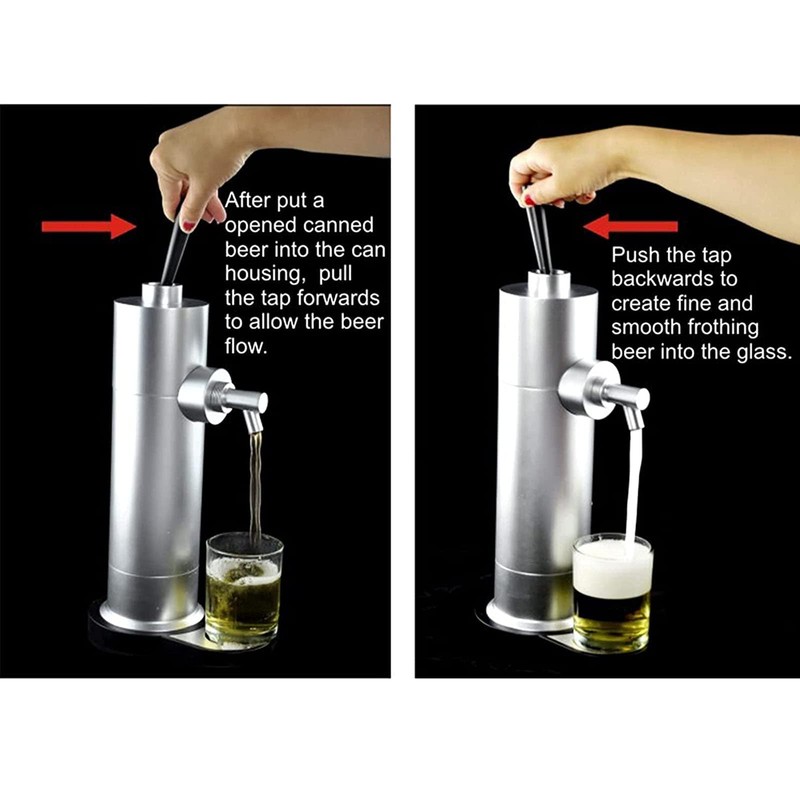 YJSG Beer Draft Dispenser,Beer Foam Machine,Canned Beer Draft System,Beer Foam