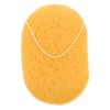 Beavorty 1pc Brown Volcanic Mud Facial Cleansing Sponge Gentle Exfoliating