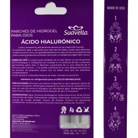 Parches De Hidrogel De Colageno Reduce Ojeras 3 Pzs                                                                                                   