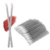 200PCS Mini Brush,Disposable Lip Applicators with Lipstick & Gloss Using,Lipstick