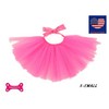Handcrafted in USA Hotpink Tulle Tutu for Extra Small Dogs