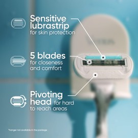 Gillette Venus Gillette Venus Extra Smooth Sensitive Womens Razor Blade Refills, 6 Count, Designed for Women with Sensitive Skin