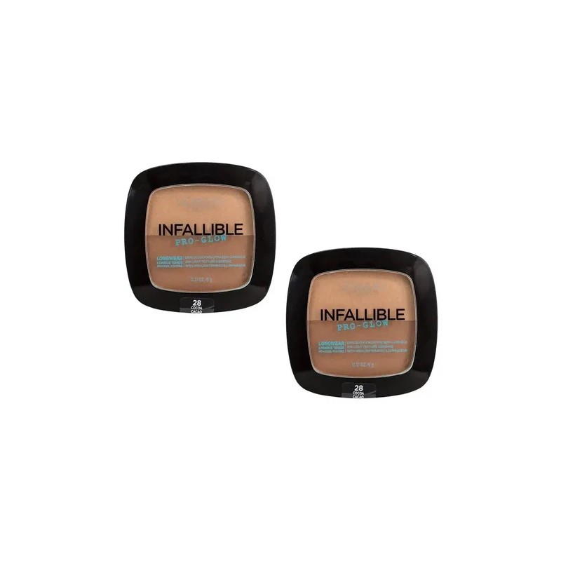 Base De Maquillaje Infallible Pro Glow Powder, L'oreal Paris