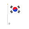 Mini Korean Flag with Suction Cup Holder for Events Mini Korean Flag (Flag + Suction Cup Mount) 63ea