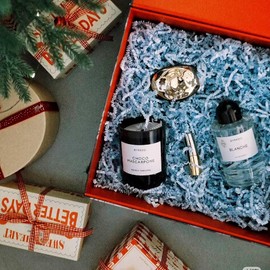 PLINJOY 4 OZ Light Blue Crinkle Cut Paper Shred Filler for Gift Basket Shredded Confetti Paper Box Stuffing Easter Basket Grass Gift Boxes Filler