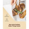 Katbite 100 Macaron Parchment Sheets Template Baking, Cookie Parchment, Printed