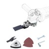 TOPWAY Oscillating Multitool Adapter Electric Angle Grinder Attachment, Oscillating Tool