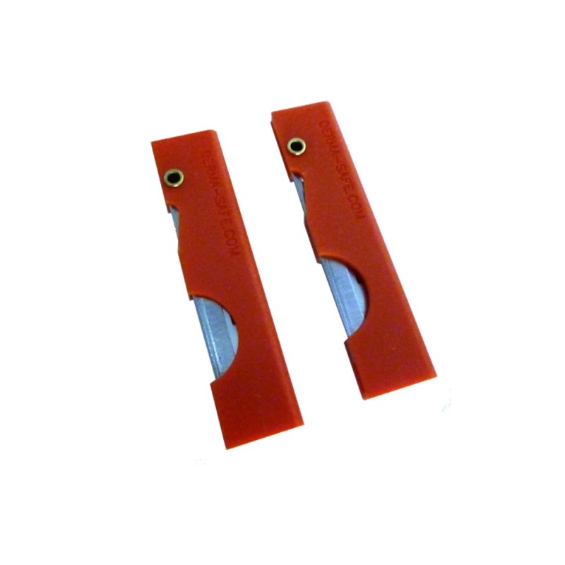 Derma-Safe Derma Safe Folding Razor Knife 2 pack Orange for