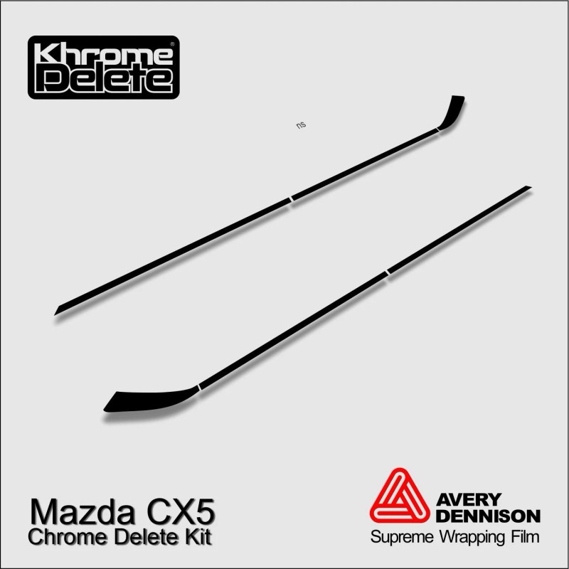 Avery Supreme Wrap 2017-2025 Mazda CX5 Chrome Delete Overlay