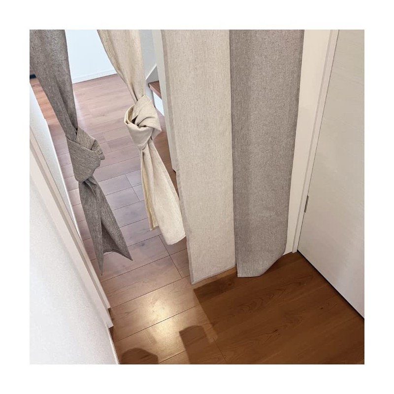 Noren, 4 Round, Natural, 33.5 x 66.9 inches (85 x