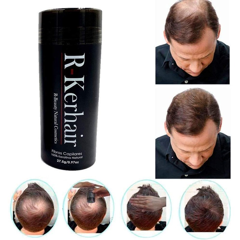 R-Kerhair 100% Natural Keratin Stacking Fibres with Applicator and Optional