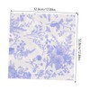 CHILDWEET Leaf Printed Napkins Soft Household Napkins for Parties Weddings