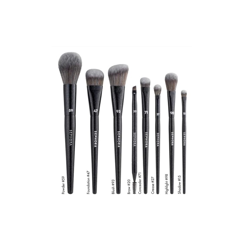 SEPHORA COLLECTION PRO 8-Piece Face & Eye Brush Set
