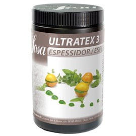 Sosa Ultratex 3 Thickening Agent - Culinary Masterpieces Perfect for Sauces, Purees, Toppings, and Bakery Mixes - Enhance Flavour and Texture with Modified Tapioca Starch - 400g
