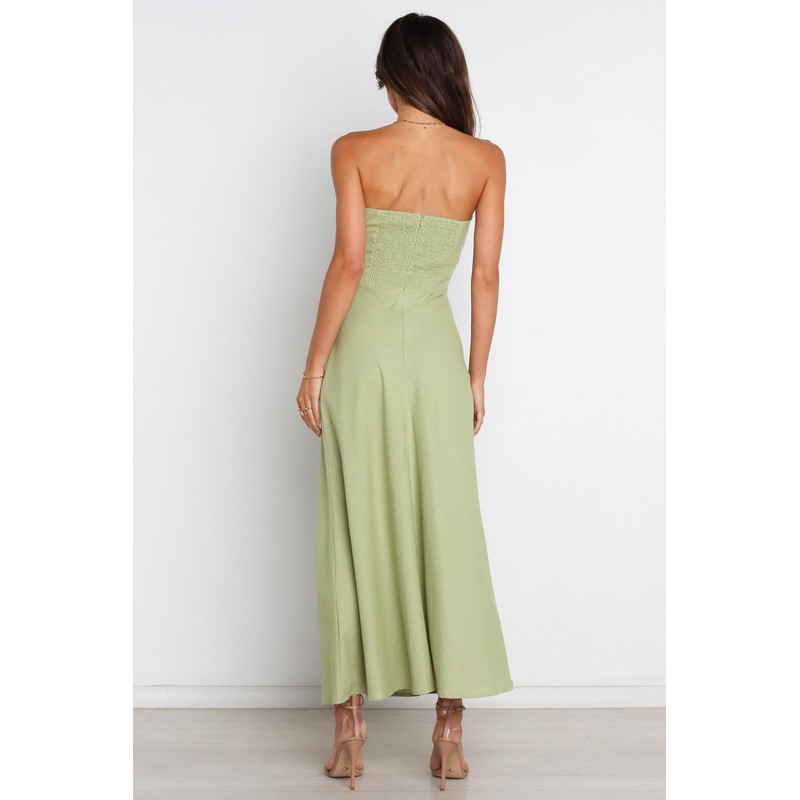 Petal & Pup Women's Rosetta Dress, Olive, 2
