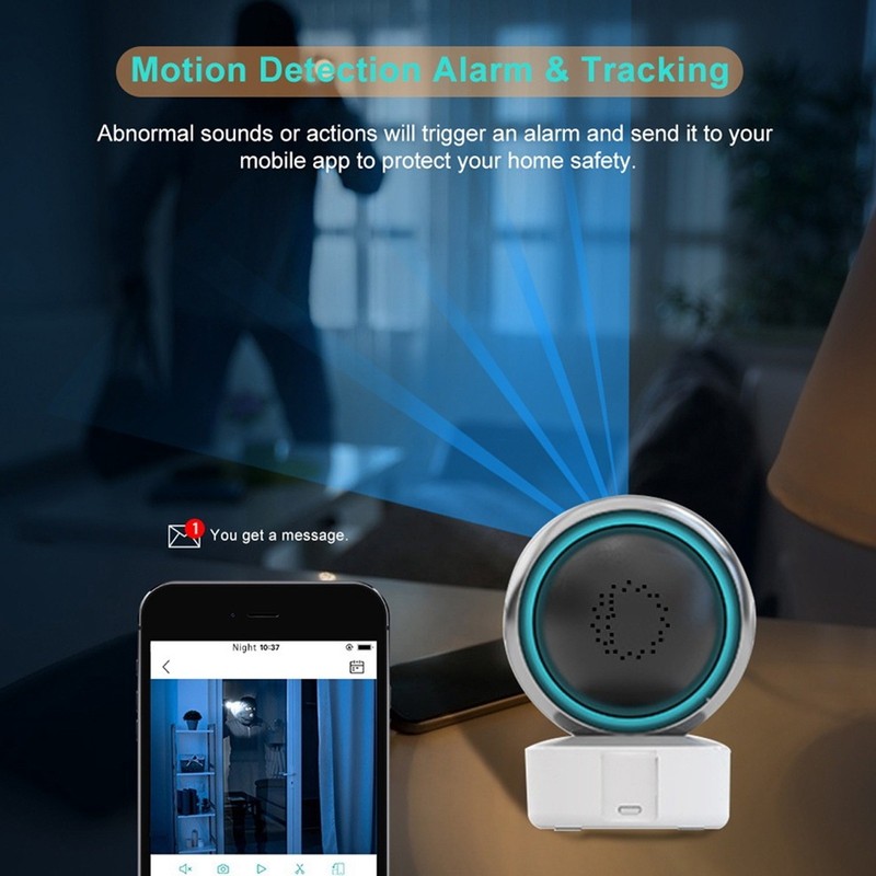 WiFi Smart Camera Wireless Indoor 360 Degree 1080P Night Viewing
