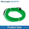 A ABSOPRO 2m EL Wire Cable LED Glow String Light