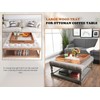 Extra Large Square Wood Tray, Generously 22" Acacia Serving Trays