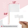 Mr. Pen- Blank Toothpick Flags, White, 100 Pcs, Cheese Markers,