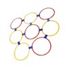 10PCS Kids Exercise Hoops Jumping Hopscotch Game Rings for Sensory