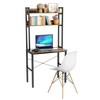Aquzee 31 Inch Desk Hutch, Teen Desk with Shelves, Study