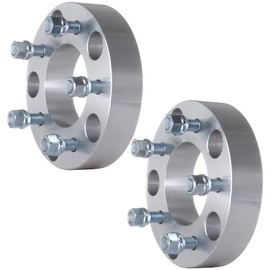 Abrillvt 2PCS 5x5.5 to 5x5 Wheel Spacer Adapter 5 Lug 1.5 inch Thread Size 1/2" Wheel Compatible for Dakota Wheel Adapter 05-11 for Ram 1500 94-10 for Bronco 92-96 for F-150 Wheel Adapter 75-96