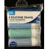 Smart Travel - 4 Silicone Travel Containers - 3 oz