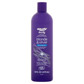 Equate Beauty Blonde & Silver Color Protection Daily Shampoo, 16 Fl Oz