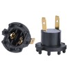 Pair of Headlight Socket Lamp Holder Replacement for 3 5
