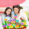 OSDUE Blumengarten Spielzeug, DIY Bouquet Sets, Flower Building Blocks Set,