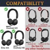 SOULWIT Lambskin Earpads Replacement for Jabra Evolve2 65 (Evolve 2