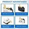sourcing map PTC Refrigerator Starter Relay 4.7 Ohm 3 Pin