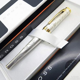 CROSS Year of the Monkey Brushed Platinum Plate Rollerball Pen